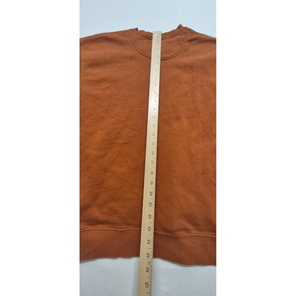 Texas Longhorns men burnt orange embroidered lettering game day sweatshirt sz M - Picture 8 of 11